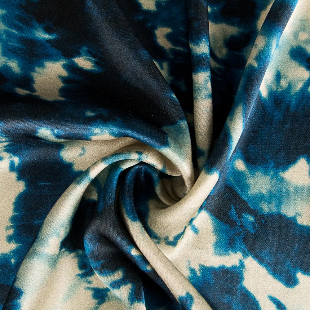 Satin Polyester Gradient Blue - Ribes y Casals