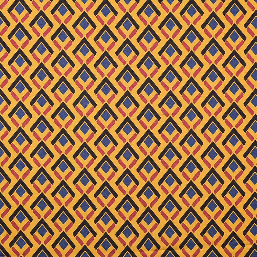 Polyester Satin Ethnic Mokka - Ribes y Casals