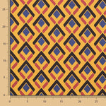 Polyester Satin Ethnic Mokka - Ribes y Casals