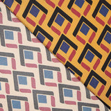 Polyester Satin Ethnic Mokka - Ribes y Casals