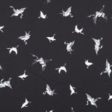 Satin Stork Black Background - Ribes y Casals