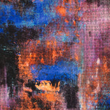 Satin Polyester Abstrait Orange - Ribes y Casals