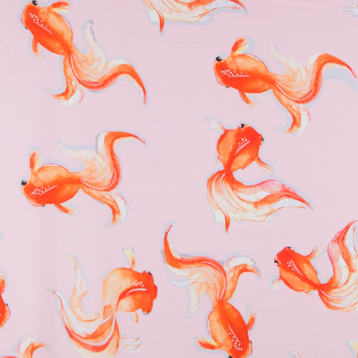 Satin Polyester Fish White - Ribes y Casals