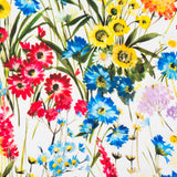 Satin Polyester Flowers Blue Navy - Ribes y Casals