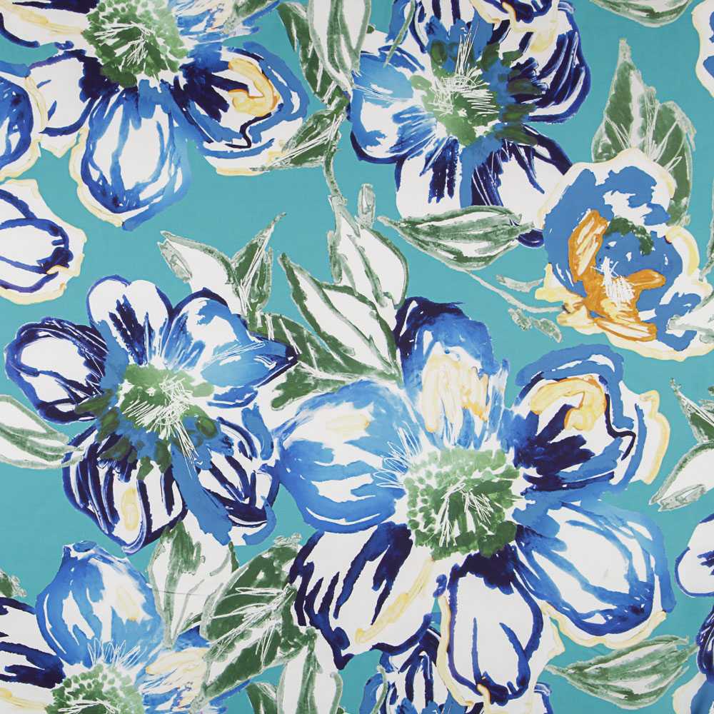 Botanical Satin Aquamarine - Ribes y Casals