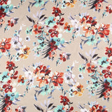 Print Satin Pink Flower - Ribes y Casals