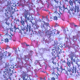 Satén Estampado Flores Moteadas Roja - Ribes y Casals