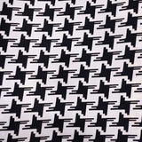 Satin Printed Houndstooth - Ribes y Casals