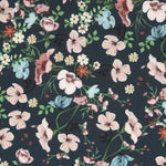 Satin Indian Flower Green - Ribes y Casals