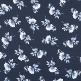 Floral Satin Blue Background - Ribes y Casals