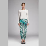 Satin Kimono Flash Green - Ribes y Casals