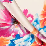 Satin Kimono Flower Fuchsia - Ribes y Casals