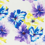 Satin Kimono Flower Lime - Ribes y Casals