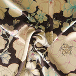 Fashion Satin Flower Retro Chocolate - Ribes y Casals