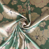 Fashion Satin Flower Retro Green - Ribes y Casals