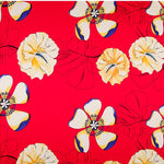 Fashion Satin Red Hibiscus - Ribes y Casals