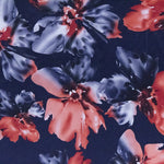Satin Polyester Flower Navy - Ribes y Casals