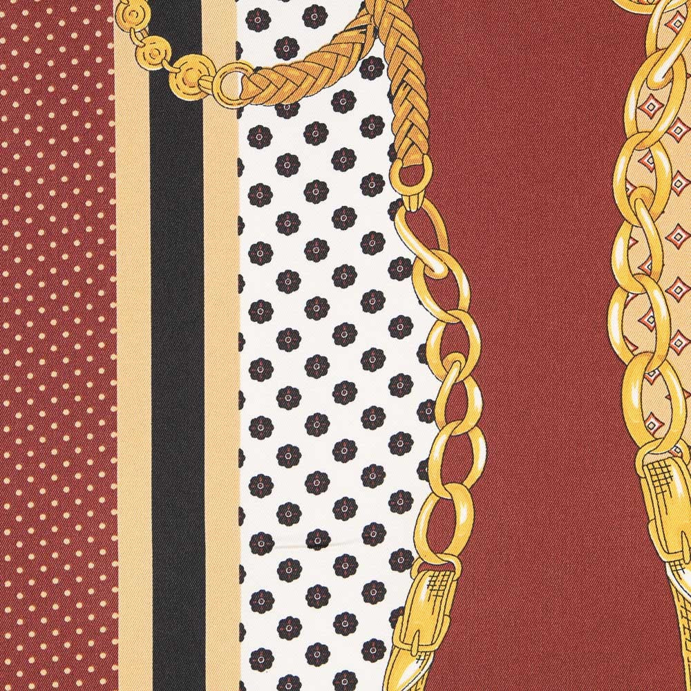 Hermès Bayadère Polyester Satin - Ribes y Casals