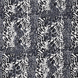 Satin Polyester Leopard Grey - Ribes y Casals