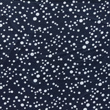 Satin Polyester Dots Navy - Ribes y Casals