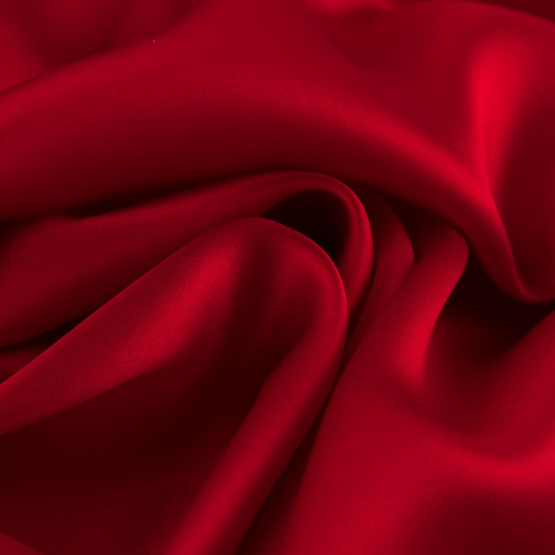 Satin Natural Silk Blood Red - Ribes y Casals
