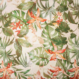 Polyester Satin with Tropical Orchid Print - Ribes y Casals