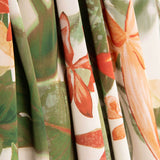 Polyester Satin with Tropical Orchid Print - Ribes y Casals