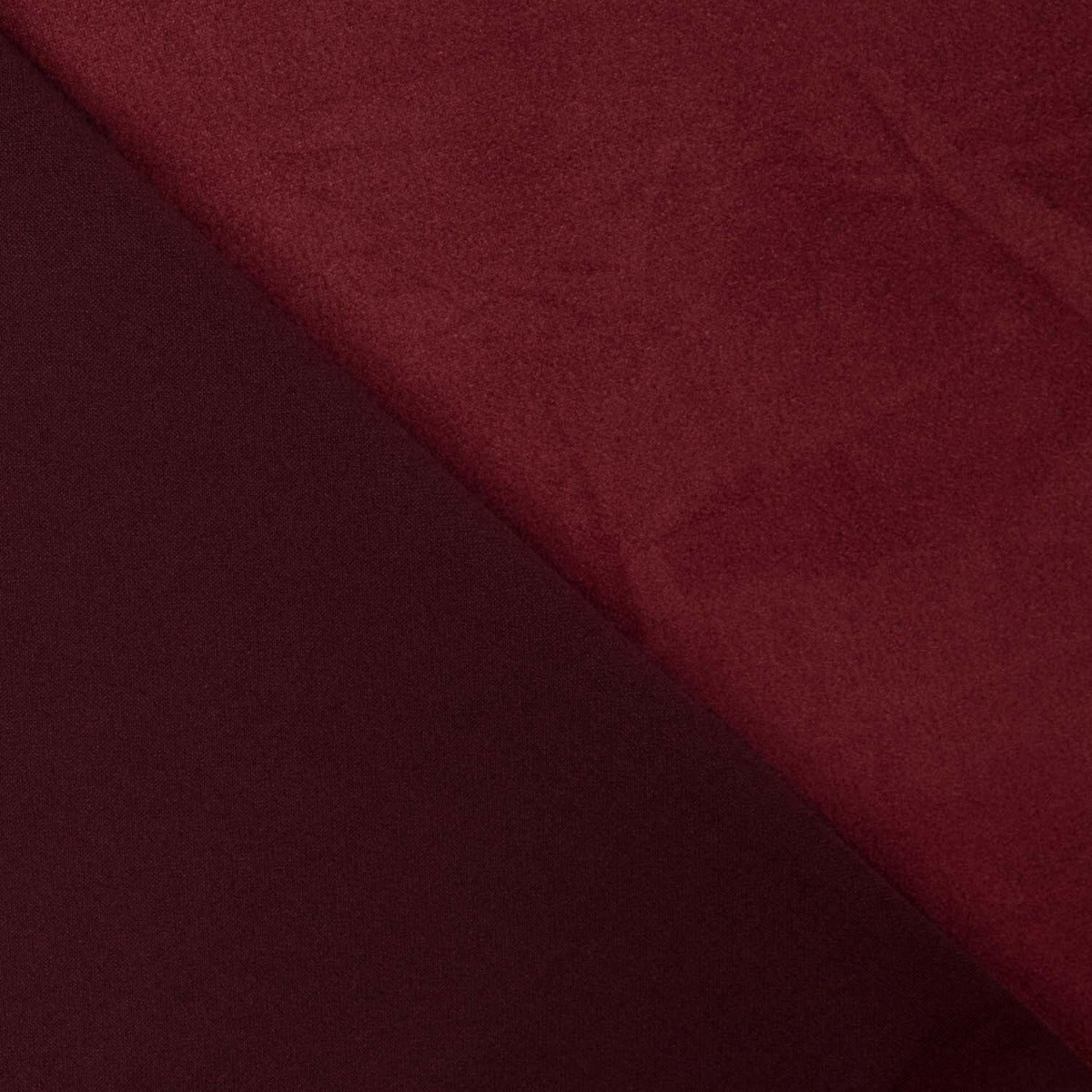 Burgundy Scuba Suede Fabric - Ribes y Casals