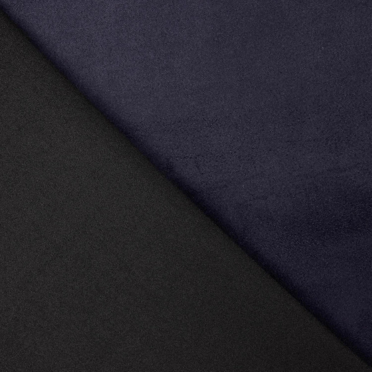 Navy blue Scuba suede-effect fabric | Elegant, structured and easy to ...