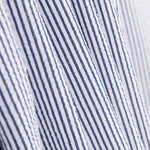 Tela Seersucker Rayas Marino - Ribes y Casals