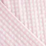 Seersucker Tencel Maxi Pink Check - Ribes y Casals