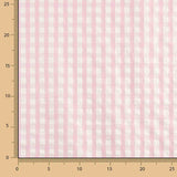 Seersucker Tencel Maxi Pink Check - Ribes y Casals