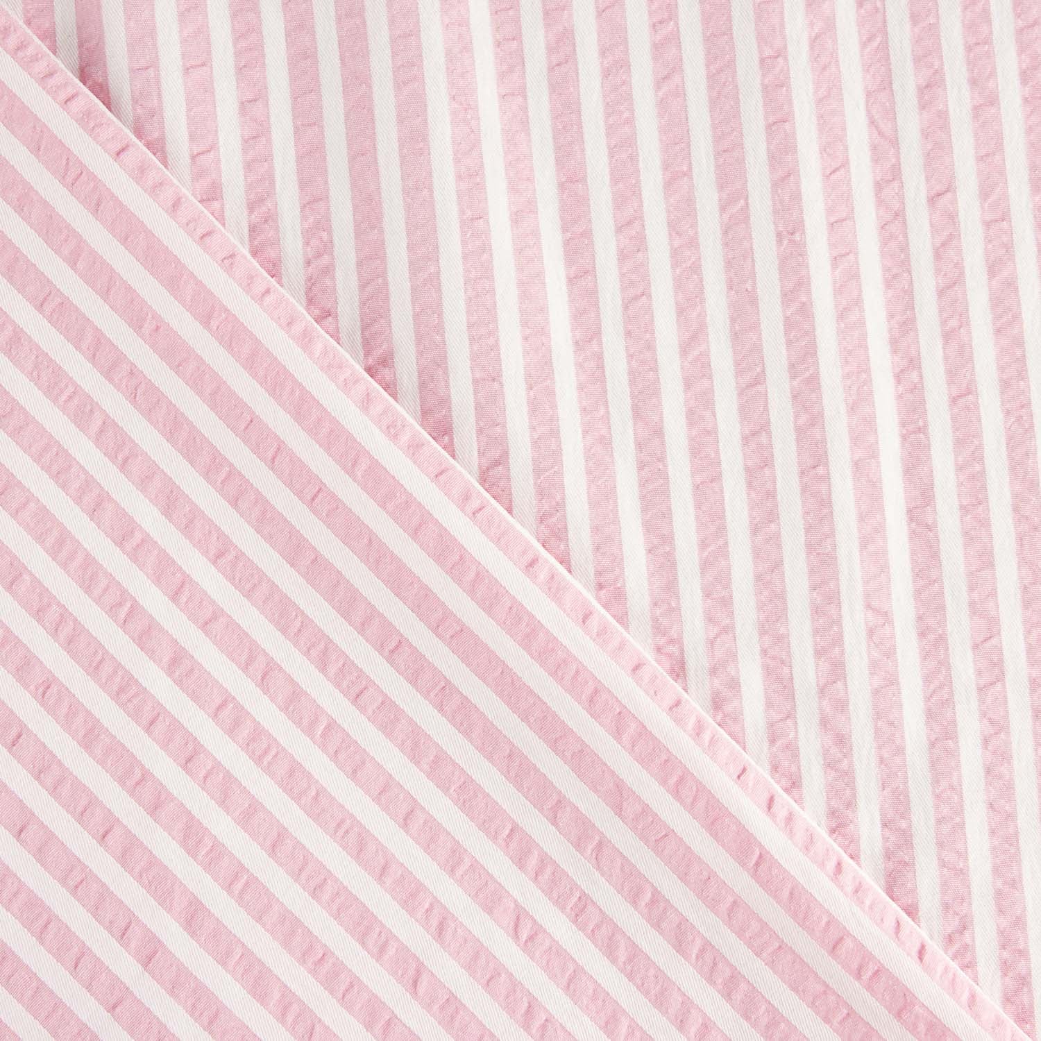 Seersucker Tencel Pink Stripes - Ribes y Casals