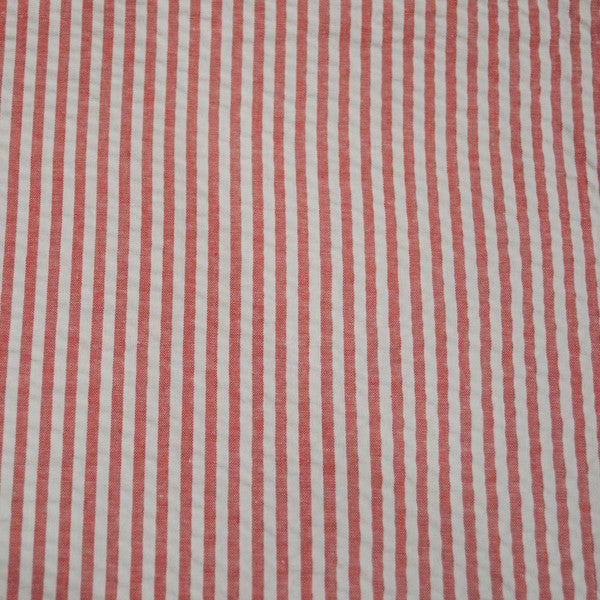 Seersuker Red Stripes - Ribes y Casals