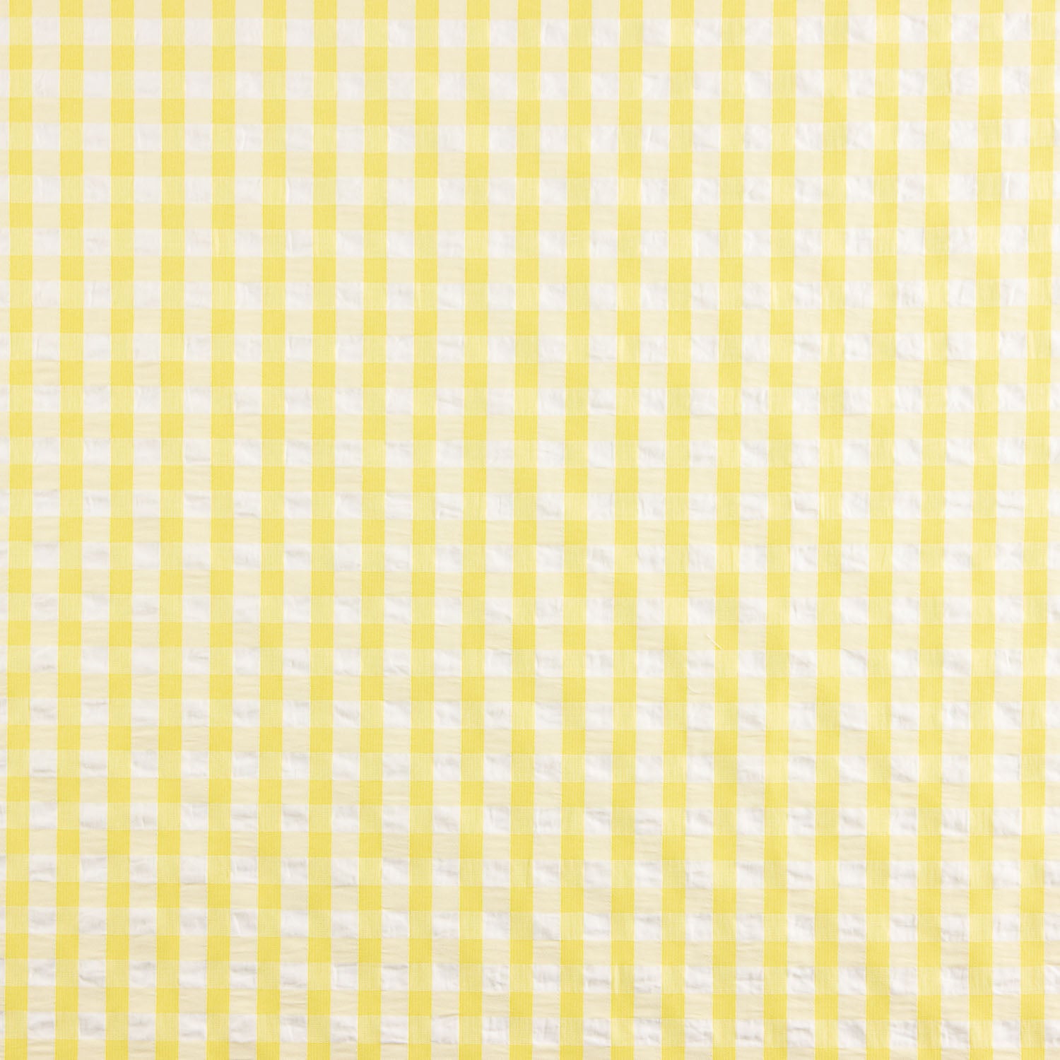 Seersucker Tencel Maxi Yellow Check - Ribes y Casals