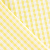 Seersucker Tencel Maxi Yellow Check - Ribes y Casals