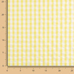 Seersucker Tencel Maxi Yellow Check - Ribes y Casals