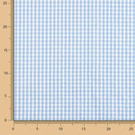 Seersucker Tencel Mini Blue Check - Ribes y Casals