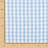 Seersucker Tencel Mini Blue Check - Ribes y Casals