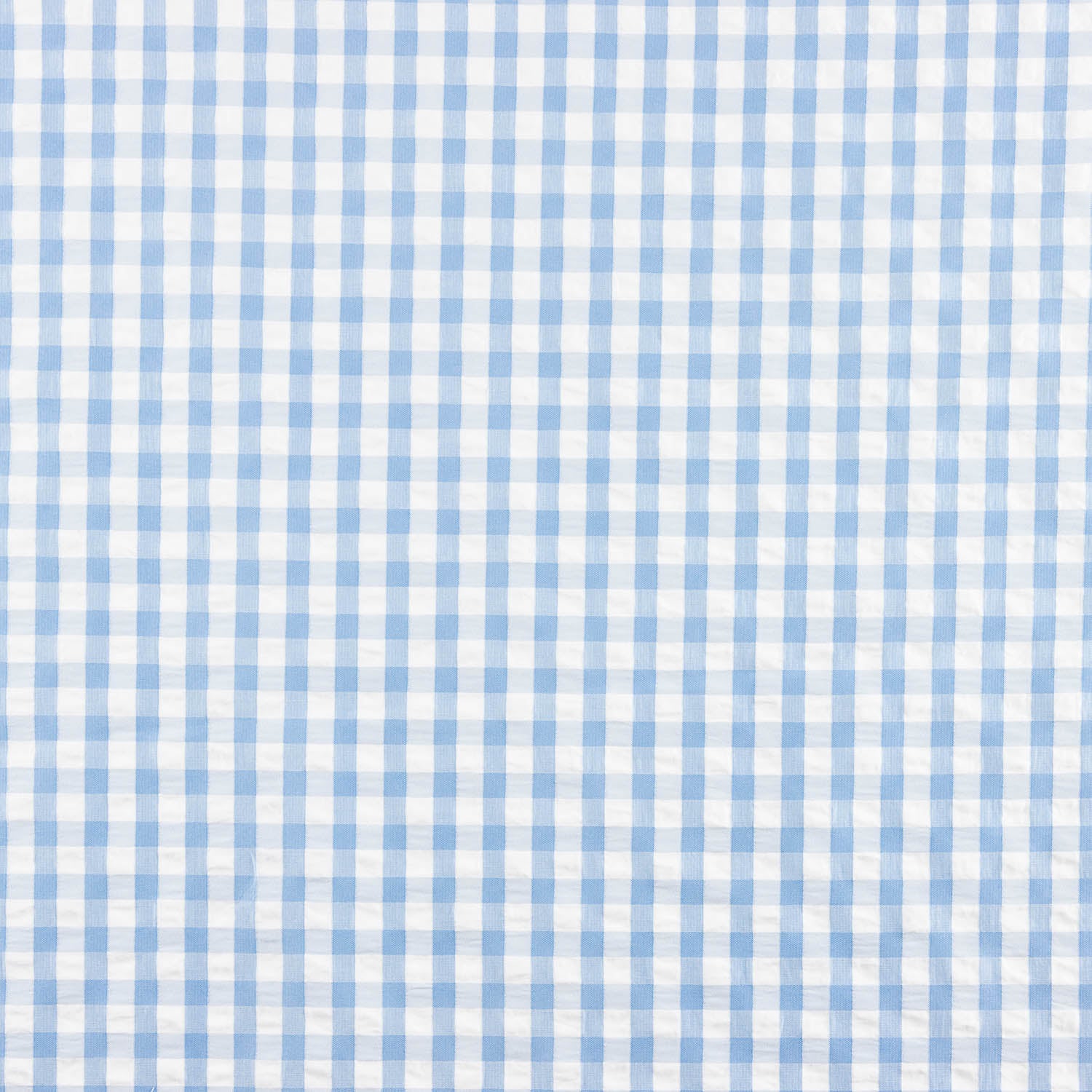 Seersucker Tencel Maxi Blue Check - Ribes y Casals