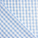 Seersucker Tencel Maxi Blue Check - Ribes y Casals