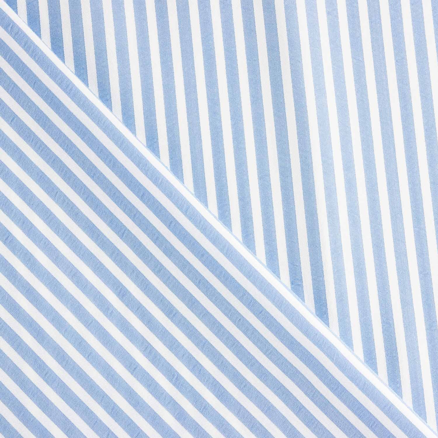 Seersucker Tencel Blue Stripes - Ribes y Casals