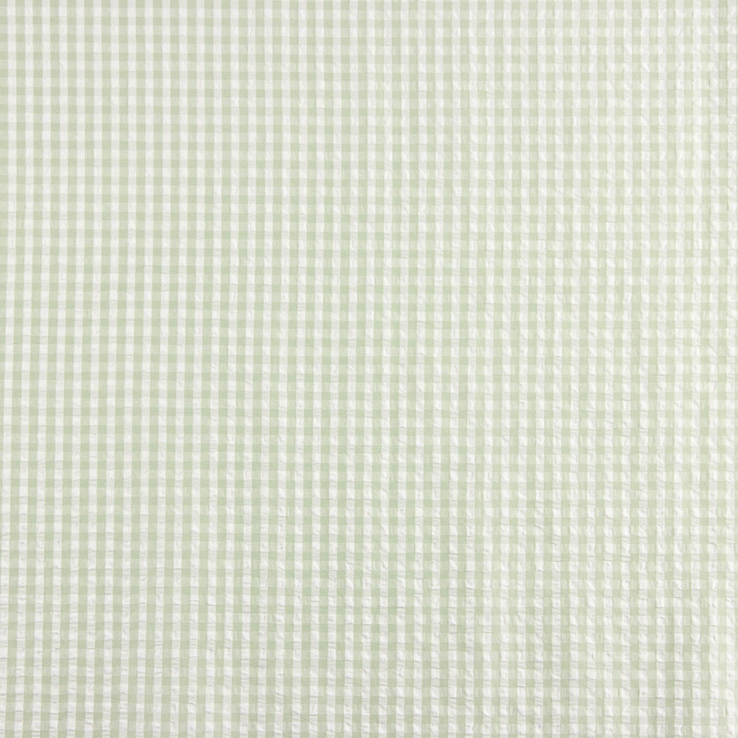 Seersucker Tencel Mini Green Check - Ribes y Casals