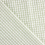 Seersucker Tencel Mini Green Check - Ribes y Casals