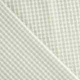 Seersucker Tencel Mini Green Check - Ribes y Casals