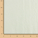 Seersucker Tencel Mini Green Check - Ribes y Casals