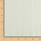 Seersucker Tencel Mini Green Check - Ribes y Casals