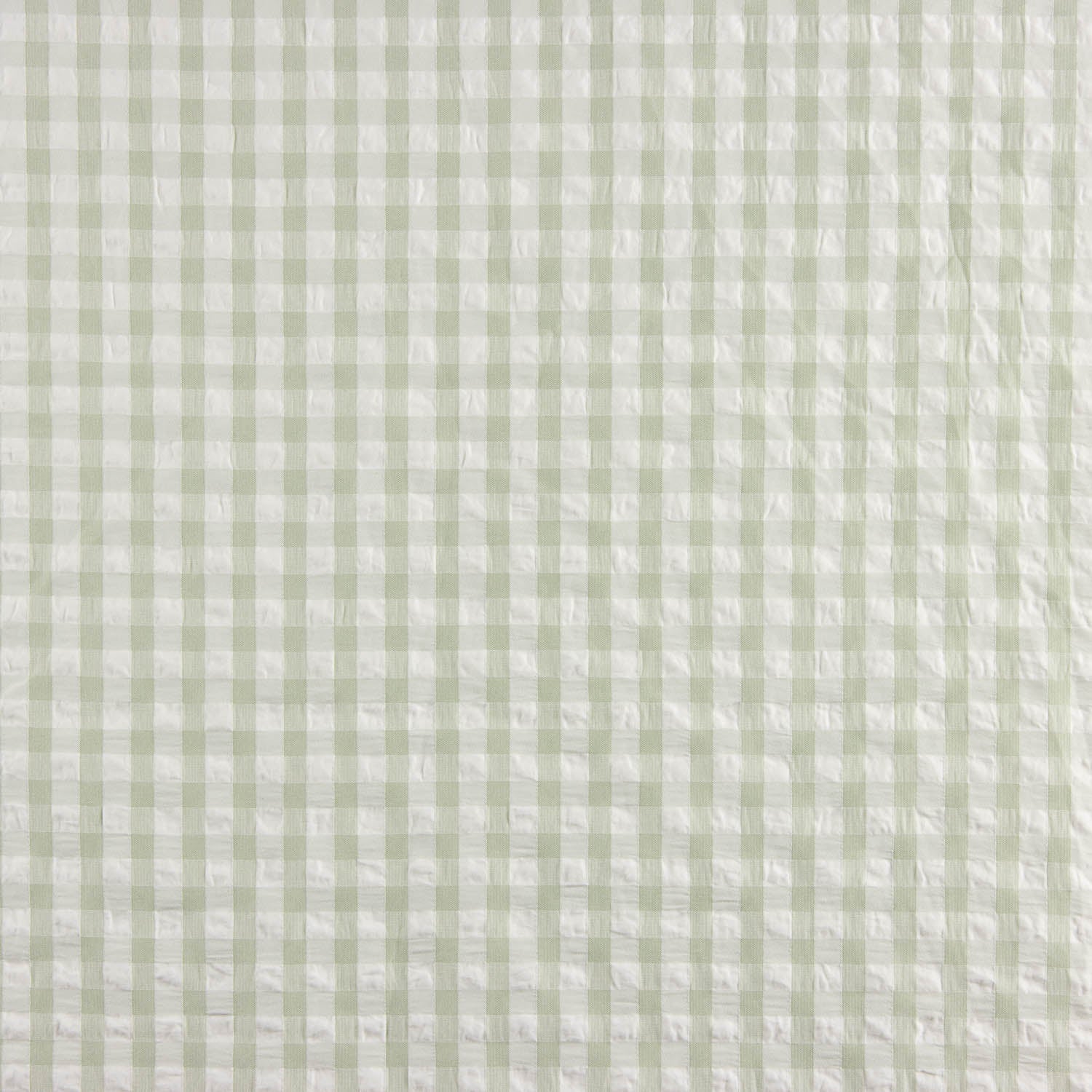 Seersucker Tencel Maxi Green Check - Ribes y Casals