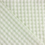 Seersucker Tencel Maxi Green Check - Ribes y Casals