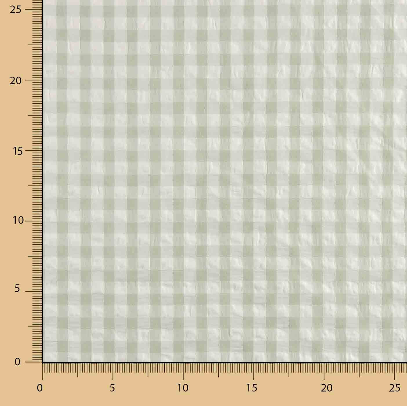 Seersucker Tencel Maxi Green Check - Ribes y Casals